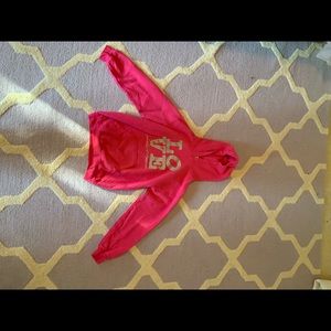 pink love Philadelphia sweatshirt